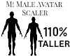 110% Taller Male Avatar