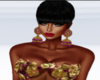Purple Jewel Earring