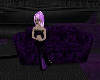 Purple Rose Love Seat