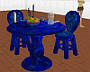 neon blue club table