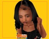 Kids Long Silk Press Blk