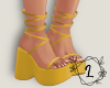 L. Yellow heels