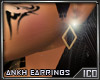 ICO Ankh Earrings