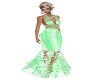 *Ney* Lime Silk Gown