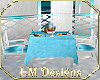 Aqua Wedding Dinner for2