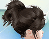 Hair tied up