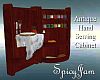 Antq Hand Sewing Cabinet