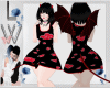 vestido akatsuki