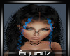 Kioni Black/Blue Hair
