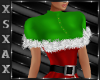 Mrs Clause Shrug Green