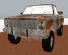 Rusty pick-up truck