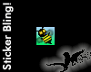 N- BlingSticker: Bee