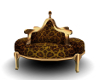 Brass & Leopard Sofa