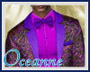New fashion purple suit