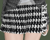 !A plaid skirt black