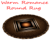 Warm Romance Round Rug