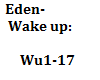 Eden- Wake up Trig song