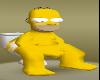 Homer Fat Guy on Tiolet Fun Funny Hilarious