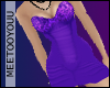 [w] Purple glitter dress