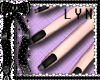 -Lyn-Sexy Balck Nails