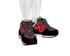 red on blk kicks