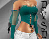 Corset w/Bow in  Teal
