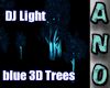 Dj Light blue 3d Trees