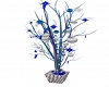 Blue And Silver Branch