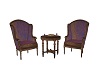 Purple elegant duo Chair