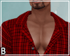 Red Plaid Open Shirt 2