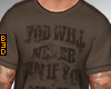 &euml;&sup2;&curren; Brown Tee