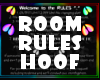 Room Rules Hoof Print