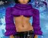 Purple Sweater Crop*ME