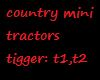 country mini tractors