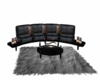 Gray Sofa Rug Set