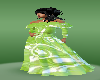 l green evening dress