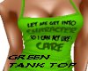 [DJK] GREEN TANK TOP