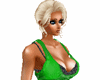 green boob top