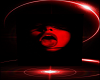 Red Star Background Sexy Halloween Cutout