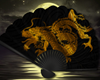 [AXA] Gold Dragon Fan