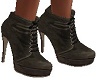 SOILED HEELED LACED BOOT