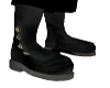 santa black leather boot