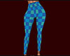 Teal PJ Pants Plaid Lg F