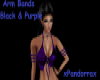 Arm Bands Black & Purple