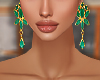 Green Topaz Earrings 1