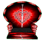 tribal heart throne