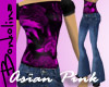 Asian Pink Tee w/Jeans