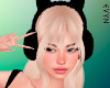 Cat Blonde + Bangs (P)