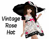 Vintage Rose Hat