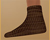 Brown Socks flat 3 (F)